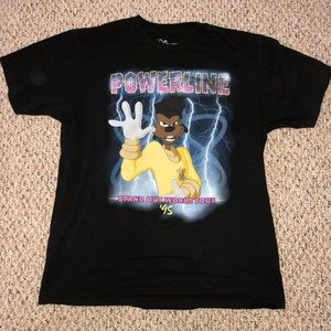 Powerline fake tour t-shirt